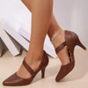 Women's Heeled Pumps Elegant Pointed Toe Stiletto Heel Shoes For Work Office/Wedding/Dancing